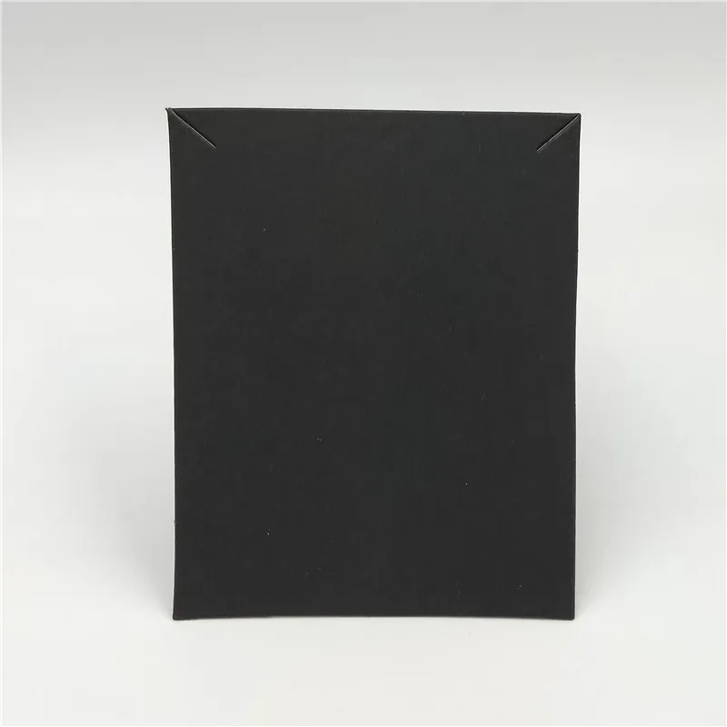 Black 100 шт 10x8 см квадратная бумажная упаковка для ювелирных изделий, карта, ожерелье, органайзер, держатель для сережек, подвеска, Упаковочная карта, ожерелье, витрина - Цвет: Black