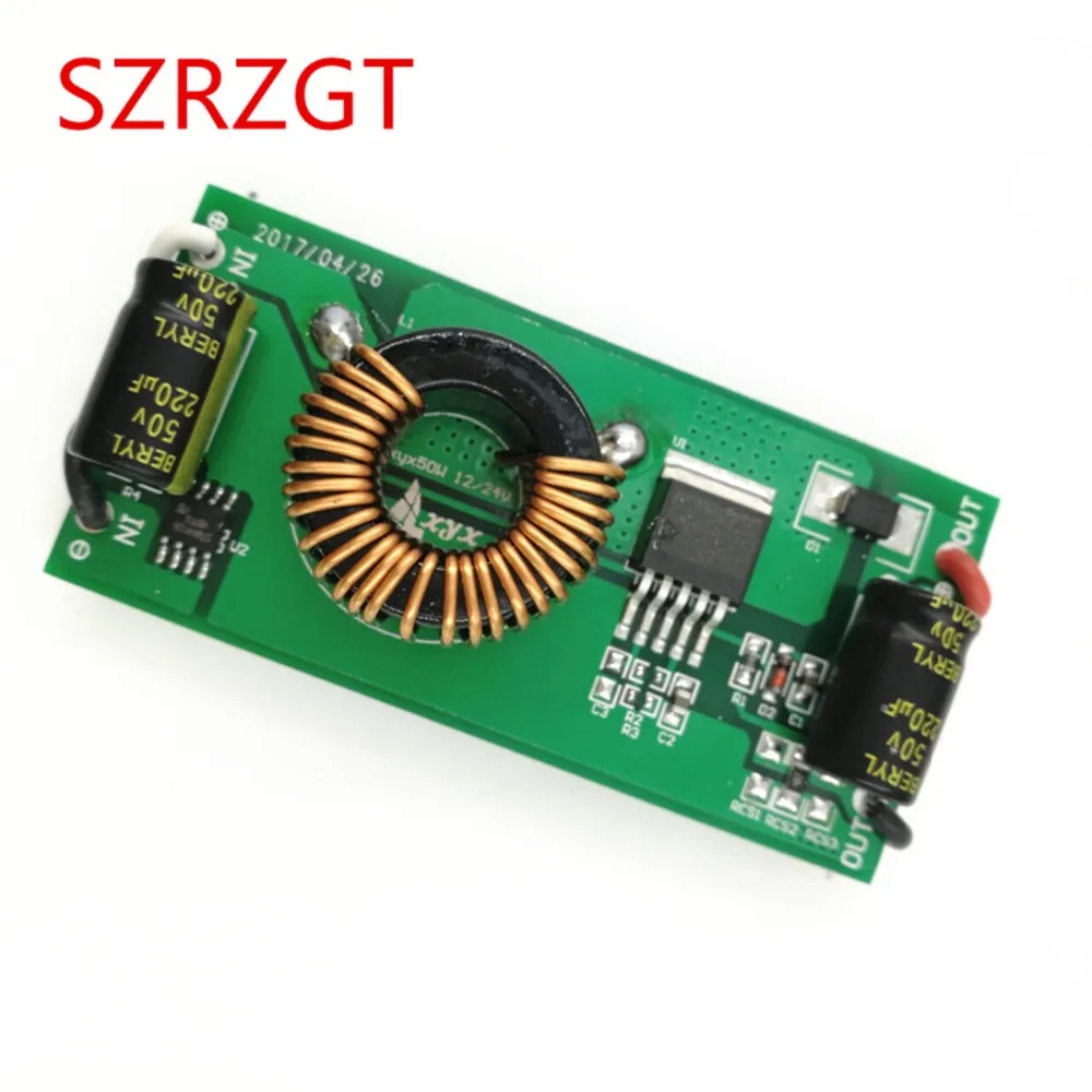 Светодиодный драйвер DC12V 10 Вт 20 30 50 высокой мощности питания постоянного тока