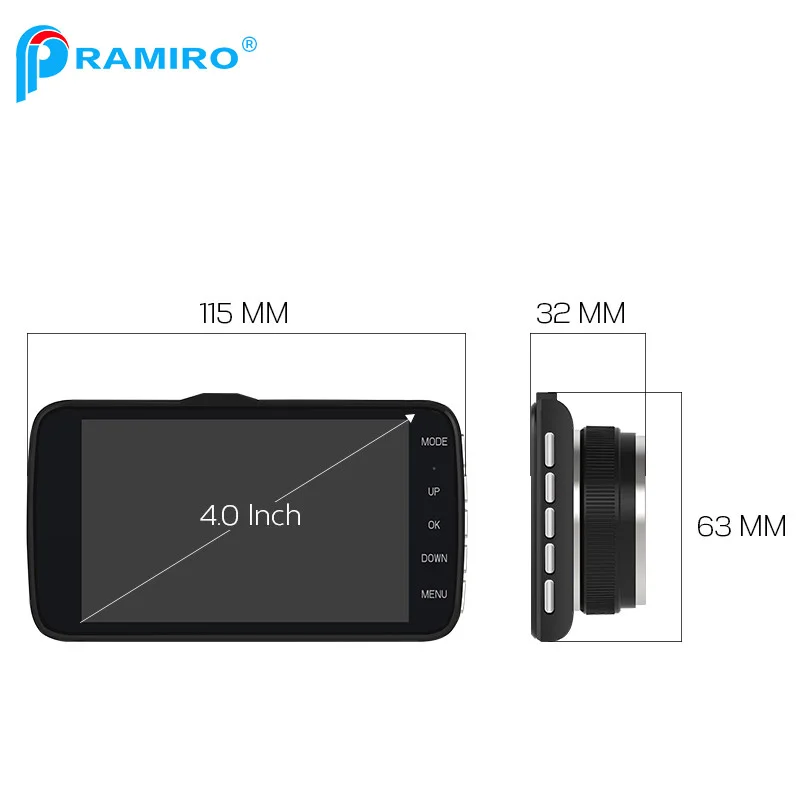 Видеорегистраторы для автомобилей Камера тире t600 камкордер автомобиля 4.0 ''IPS