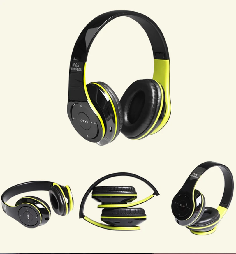 P05 Спортивная bluetooth гарнитура FM TF карта беспроводная мобильная шумоподавление