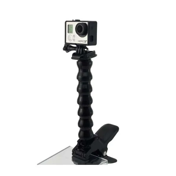 

Portable Jaws Flex Clamp For Gopro Hero 8 7 6 5 4 Session 3 SJCAM SJ5000 Xiaomi Yi 4K Camera Clamp Mount