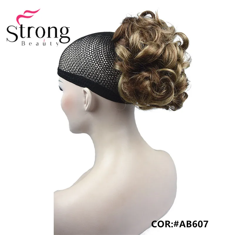 StrongBeauty, короткий конский хвост, накладные волосы, синтетические волосы, волнистые, на заколках, накладные волосы, цвет на выбор