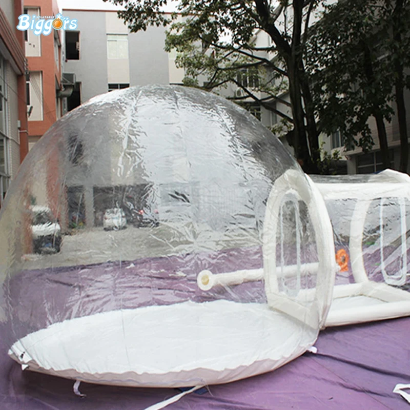 

Outdoor Inflatable Transparent Bubble Tent Clear Camping Tent Bubble Tent with blowers for sale