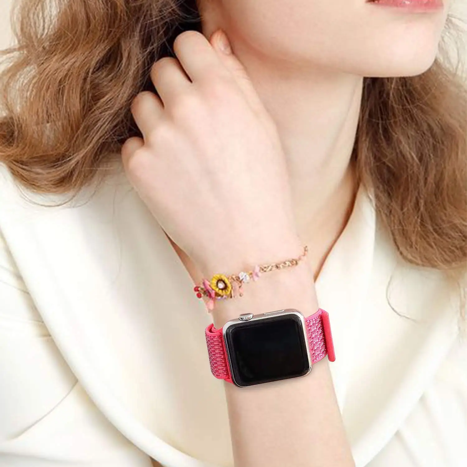 Спортивная петля KeBitt для apple watch 38 мм 42 мм нейлоновый мягкий дышащий для iWatch 5 сменный спортивный ремешок series4 3 2 1 44 мм