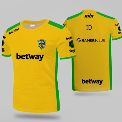 Высокое качество 1:1 MIBR Jersey ZEWS футболка для фанатов мужские и женские футболки Major Custom ID футболка Homme - Цвет: custom ID