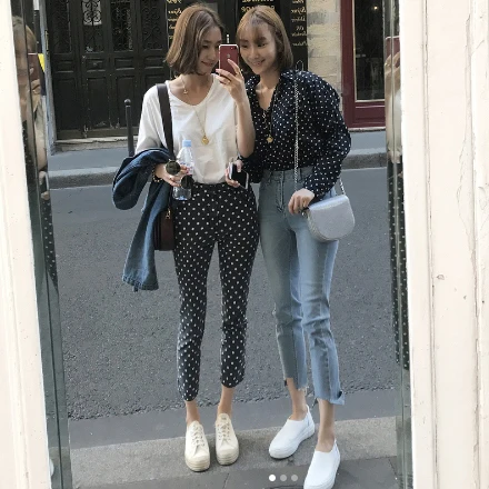 Женские облегающие джинсы с высокой талией карандаш в горошек 2019|dot jeans|pencil jeansjeans