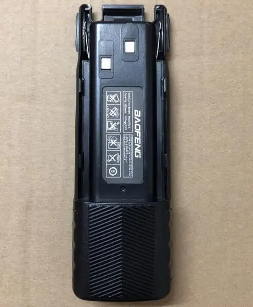 3800mAh Baofeng UV-82 батарея для рации 2800 mAh 3800 mAh Li-батарея черный цвет использовать для UV-82 UV-8D UV-89 UV-8 радио - Цвет: 3800mAh