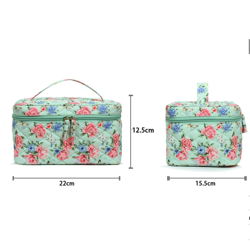

Myvison Female Cosmetic Box Quilted Professional Cosmetic Bag Women's Large Capacity Storage Handbag Travel Toiletry Makeup Bag