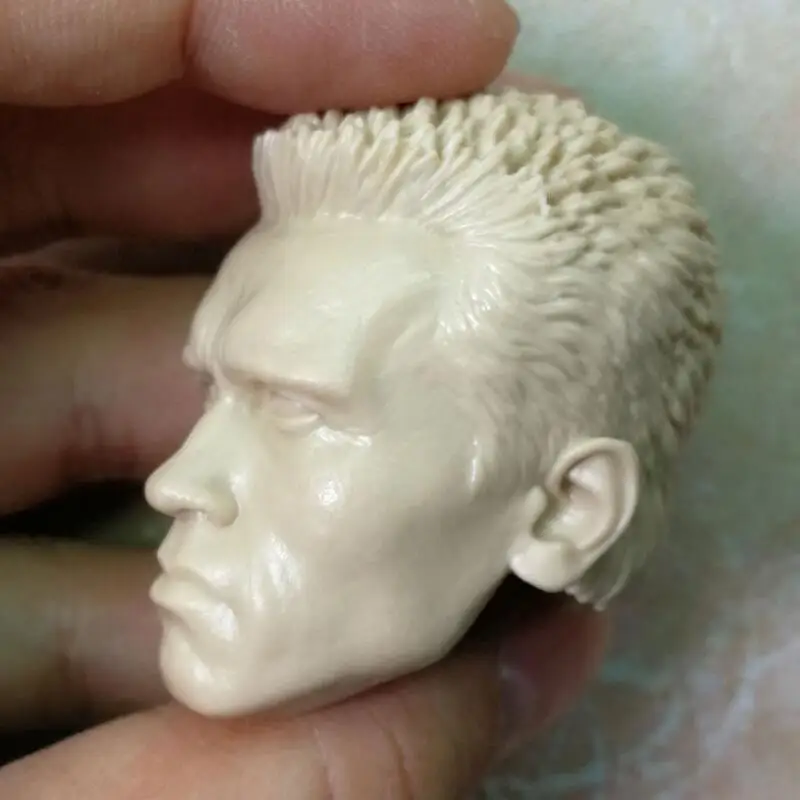 Без рисунка на заказ масштаб 1/6 Арнольд Шварценеггер T800 голова Неокрашенная