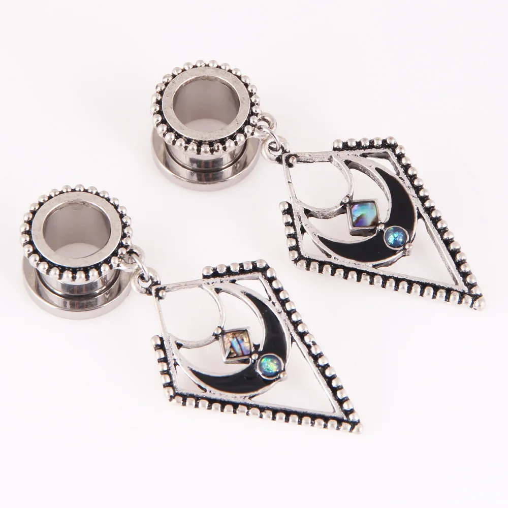 2 шт./лот стальная затычка для туннельного пирсинга винт подходит расширения