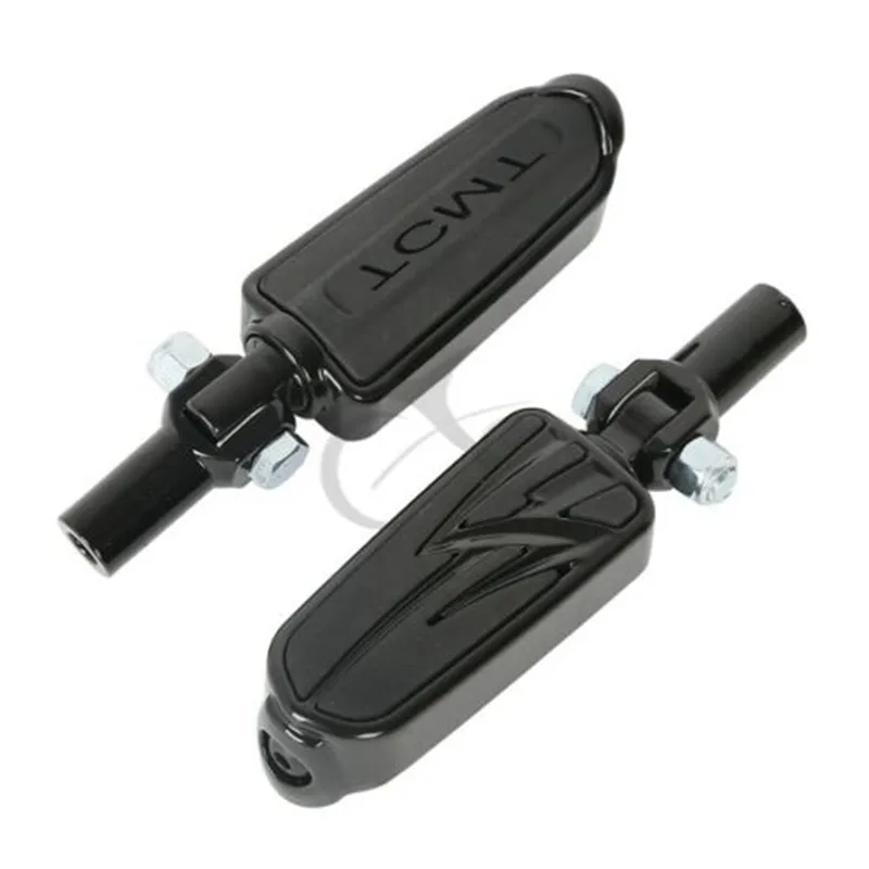 Motorcycle Skid-proof Male Mount Foot Pegs &amp Supports Mounts For Harley Softail 00-06 01 02 03 04 05 Black | Автомобили и