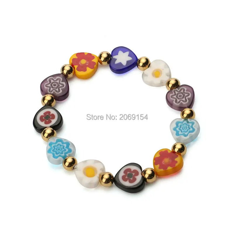 Цветной браслет для женщин очаровательное ювелирное изделие Римский из бисера и