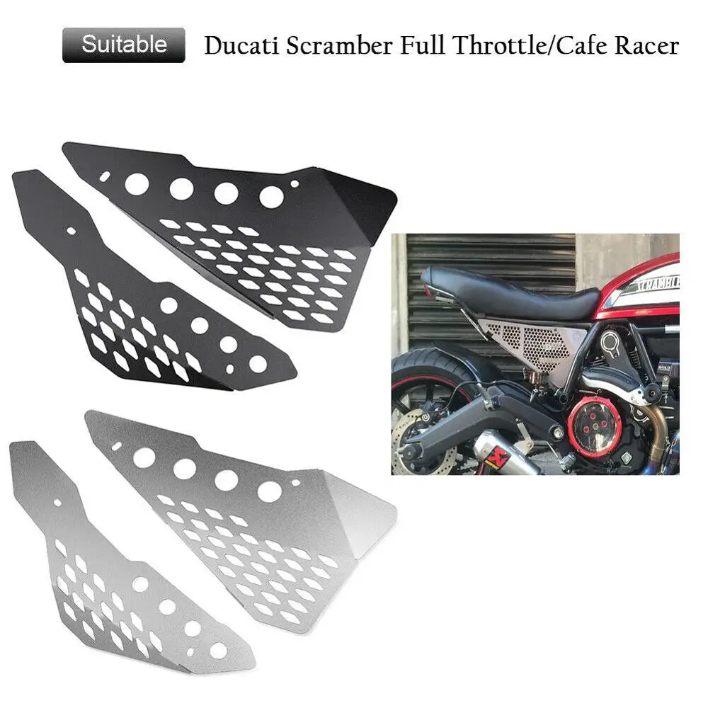 

Side Frame Cover Panel Protector For Ducati Scrambler 800 400cc Street Classic Icon Sixty Desert Sled Full Throttle 2015-2019