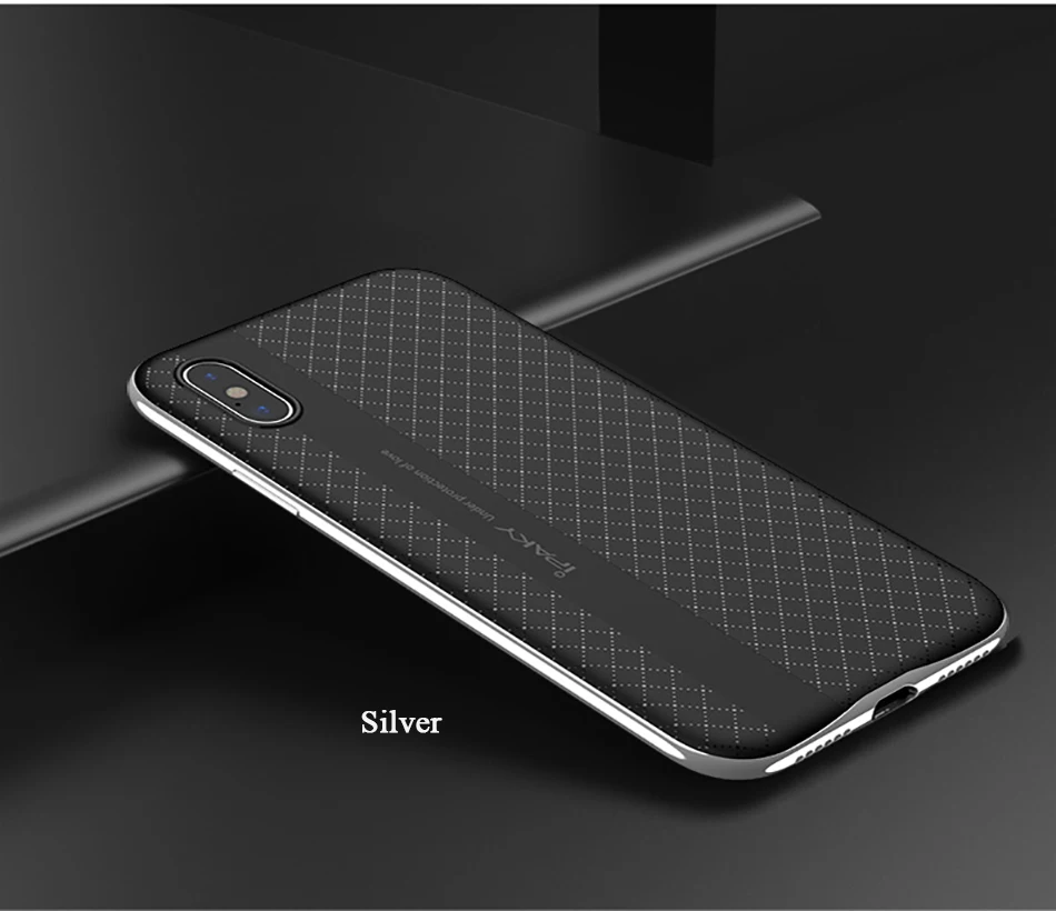 IPaky бренд для iPhone 5/5S/SE чехол PC рамка+ силиконовая задняя крышка чехол для мобильного телефона для iPhone 7 8 Plus для iPhone X