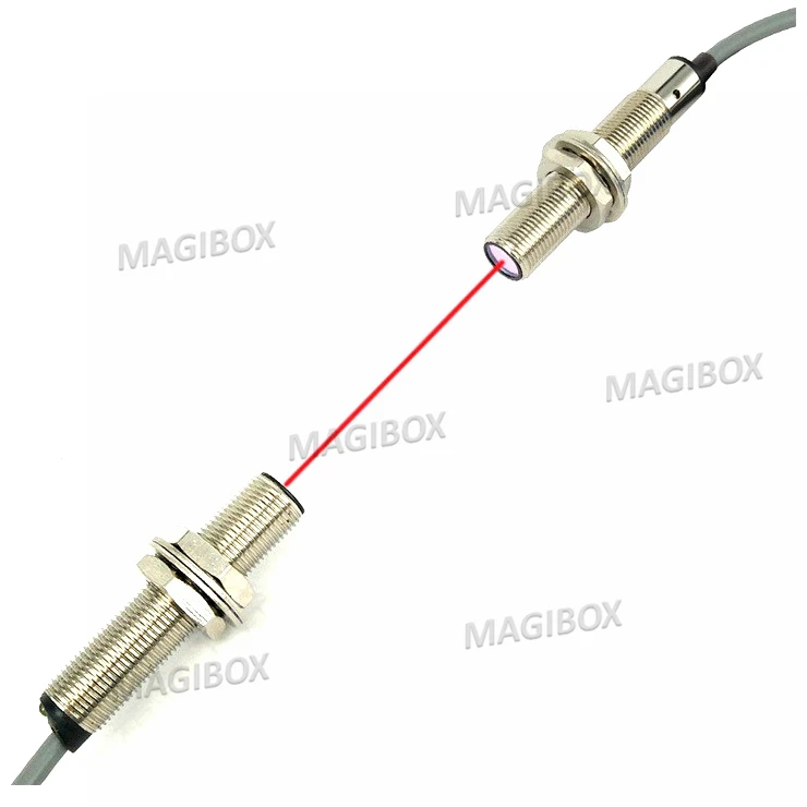 Фотоэлектрический переключатель лазерного луча DC10 30V 30m M12|switch sensor|switch switchswitch