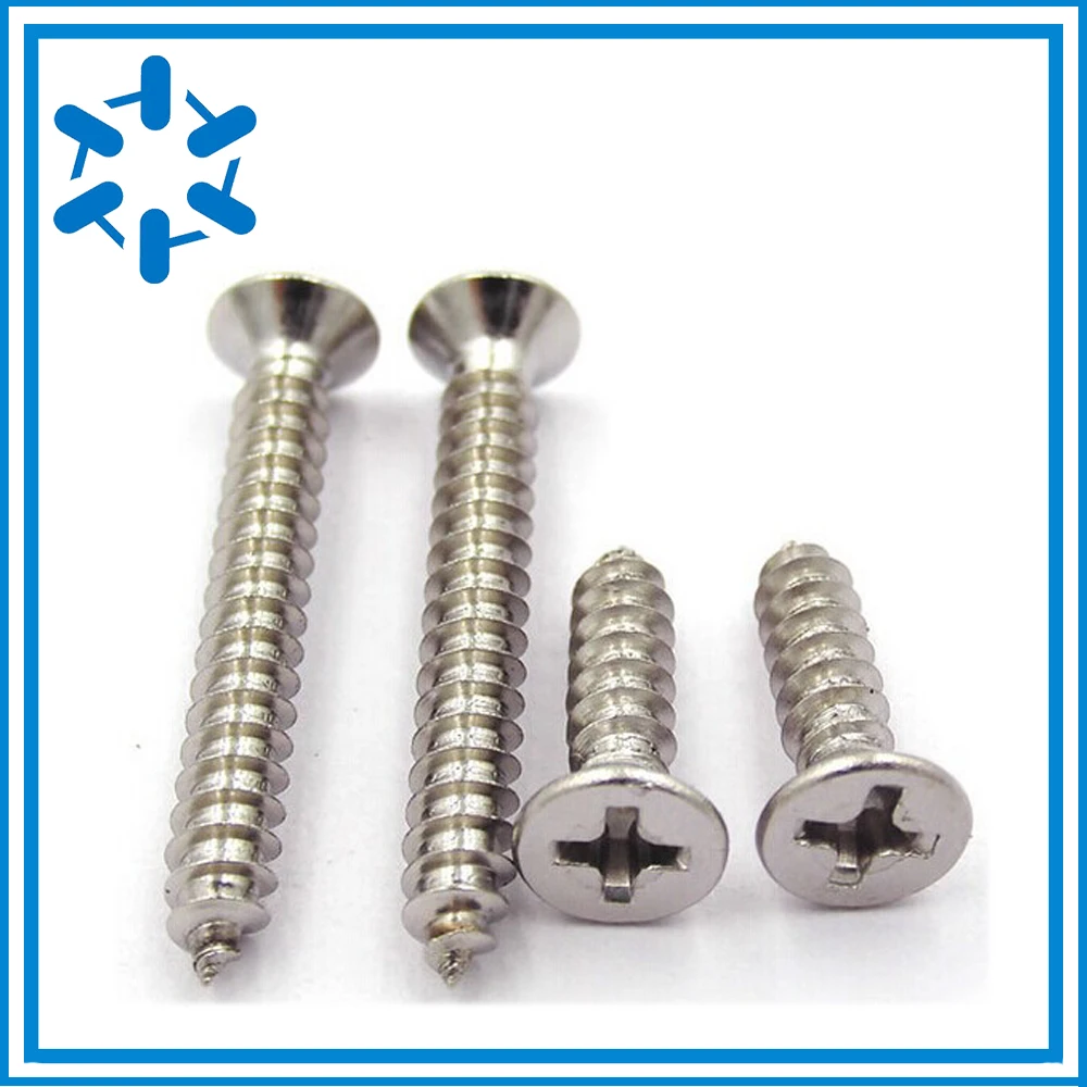500 шт./лот саморез philips из нержавеющей стали с потайной головкой/микро-винт KA |