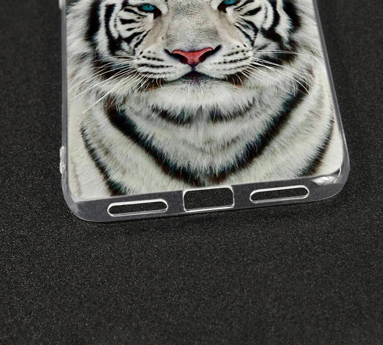 Hot Animal tiger Silicone Case For Xiaomi Pocophone F1 9T 9 9SE 8 A2 Lite A1 Mix3 Redmi K20 7A Note 4 4X 5 6 7 Pro S2 Cover | Мобильные