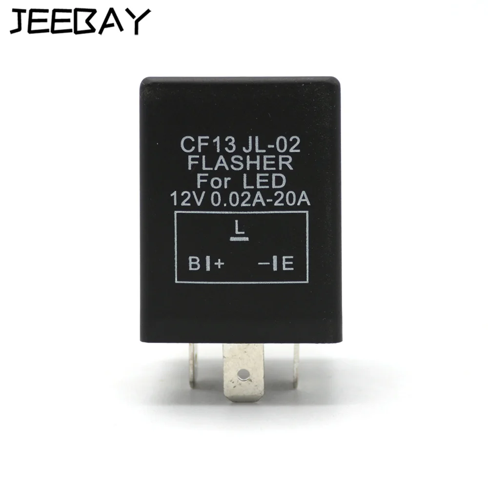 В 12 В 3 булавки мотоцикл Электронный Flasher релейный модуль CF13 fiсветодио дный X LED мигалка указатель поворота быстрая починка аксессуары для мигалки