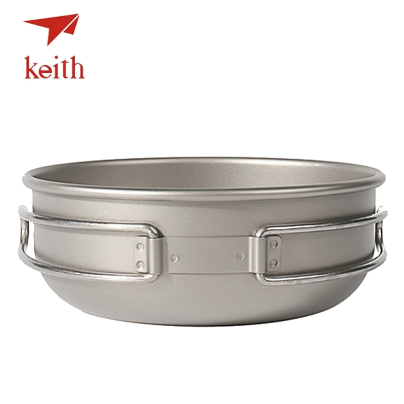 Складная Титановая посуда КИТ сверхлегкая столовые приборы миска для готовки