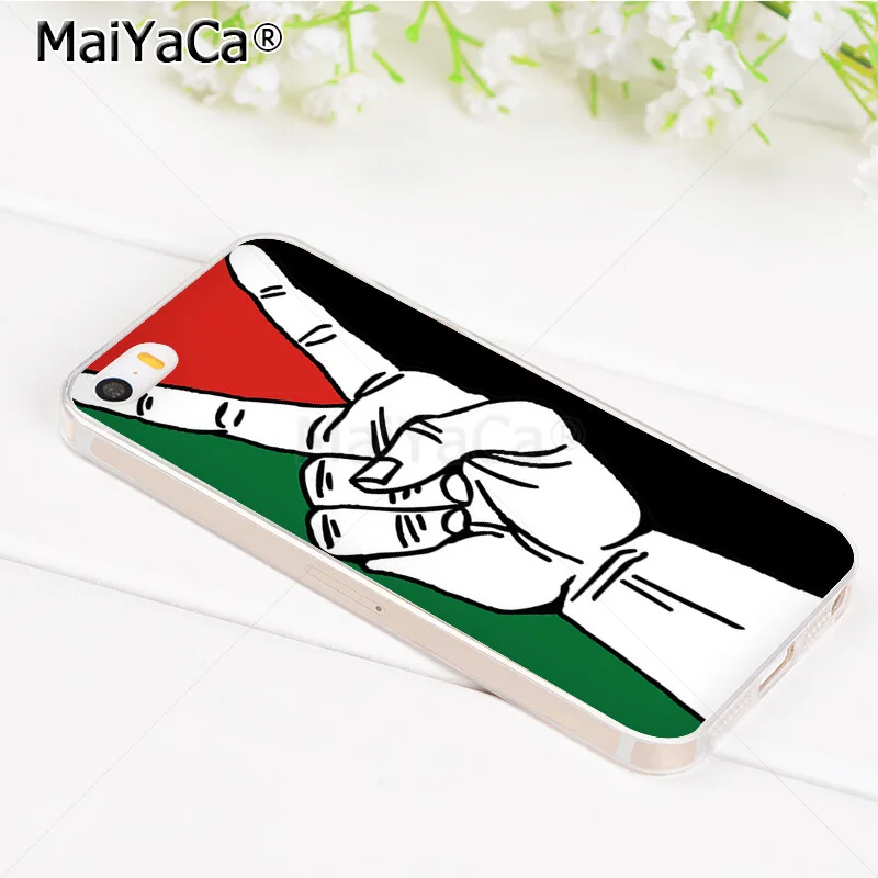 MaiYaCa Palestine Flags Новый разноцветный Роскошный чехол для телефона iPhone 8 7 6 6S Plus X 5 5S SE