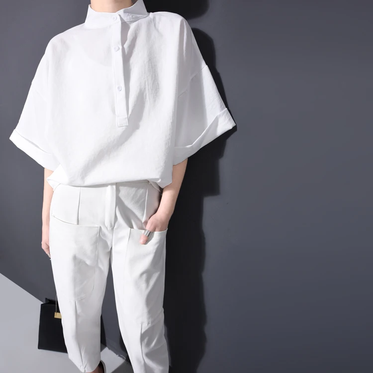 Футболка женская однотонная с коротким рукавом свободная тенниска модная майка