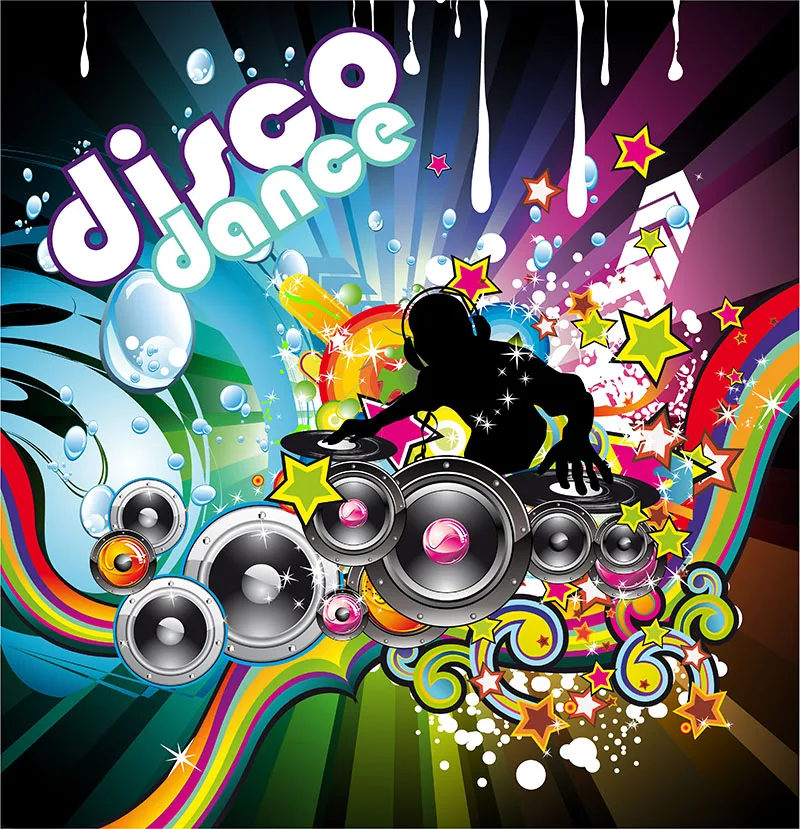 

DJ Music Disco Dance Photo Background Photography Backdrop Quality Vinyl