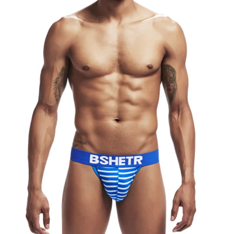 BSHETR Brand Underwear Men Briefs Breathable Mesh U Pouch Sexy Underpants Cueca Cotton Pant Trunks Boxer Shorts Gay Male Panties | Спорт и