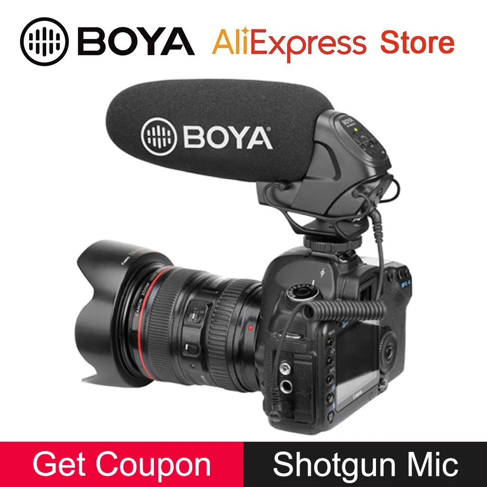 BOYA BY BM3031 конденсаторный микрофон супер кардиоид для цифровой зеркальной