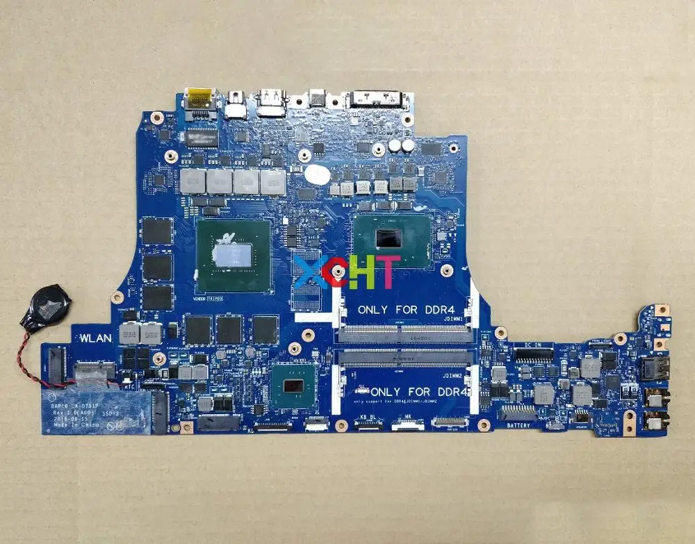 Для Dell Alienware 17 R4 JHRTF 0JHRTF CN BAP10 LA D751P I7 6700HQ GTX1060 6 ГБ может использоваться как ноутбук