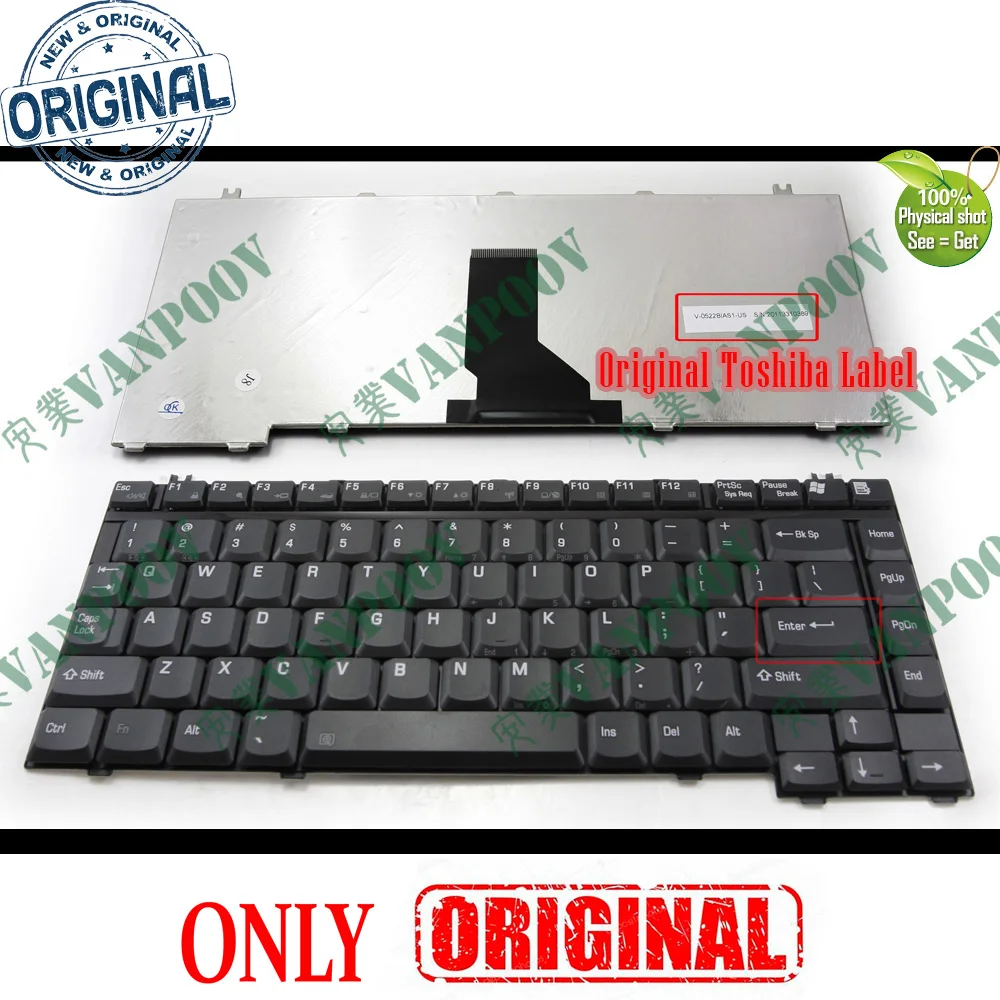 

New US Laptop Keyboard for Toshiba Satellite A10 A15 A25 A35 A40 A45 A50 A60 A65 A70 A75 A85 P35 Tecra A1 A2 A3 A4 A5 A7 Black