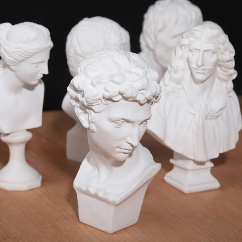 Статуя из полимерного пластыря 15 см мифологические фигурки голова скульптура