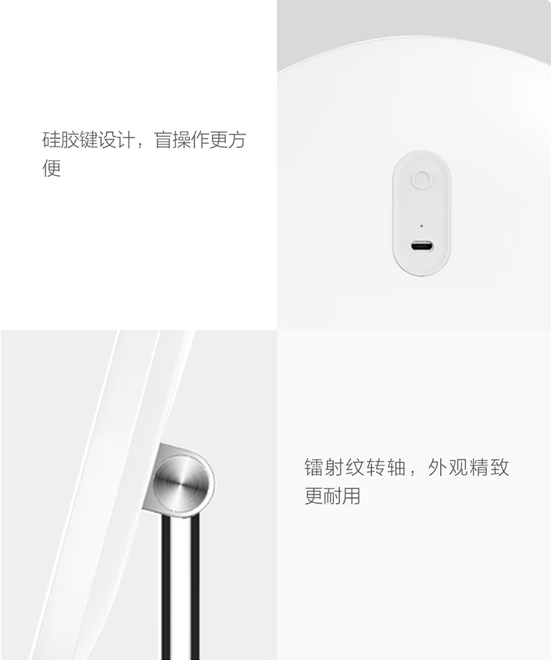 Xiaomi Mijia Yeelight портативное светодиодное зеркало для макияжа с регулируемой яркостью и умный датчик движения ночник для Xiaomi умный дом