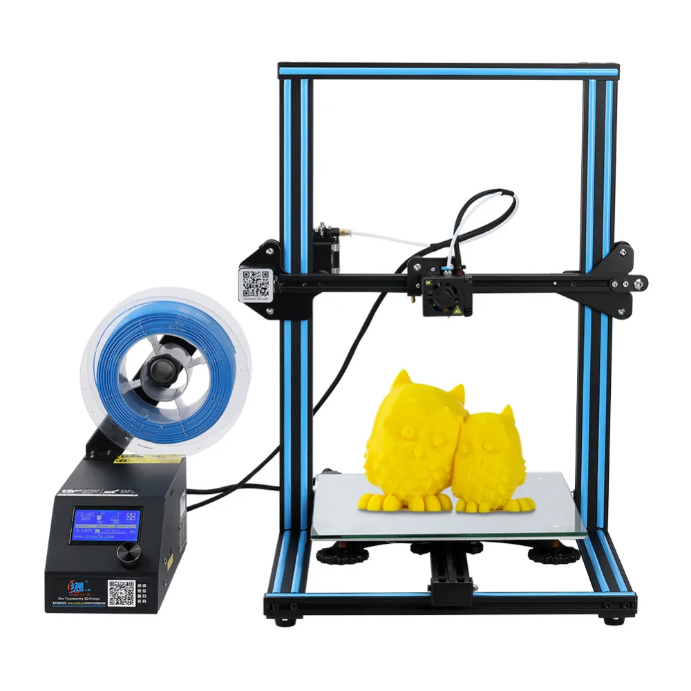 CR 10 3D принтер DIY набор большой размер печати 1 75 мм Reprap i3 с Hotbed + 8G sd карта 200g нити