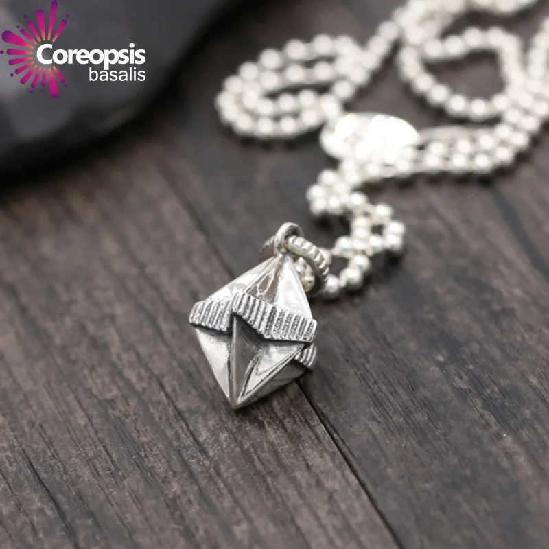 925 стерлингового серебра модная Корейская версия простой Pentagram небольшой