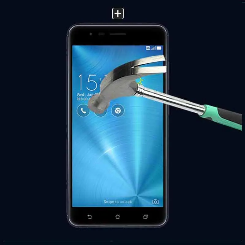2 шт. черное полное покрытие закаленное стекло для ASUS ZenFone 3 Zoom ZE553KL Z01HDA Защитная