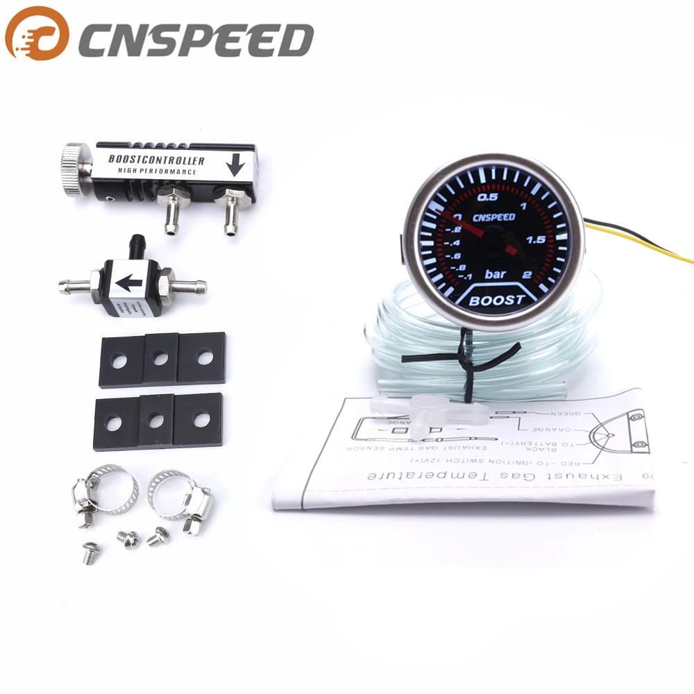 Бесплатная доставка автомобильный турбонаддув CNSPEED 2 &quot52 мм калибр 1 ~ бар +