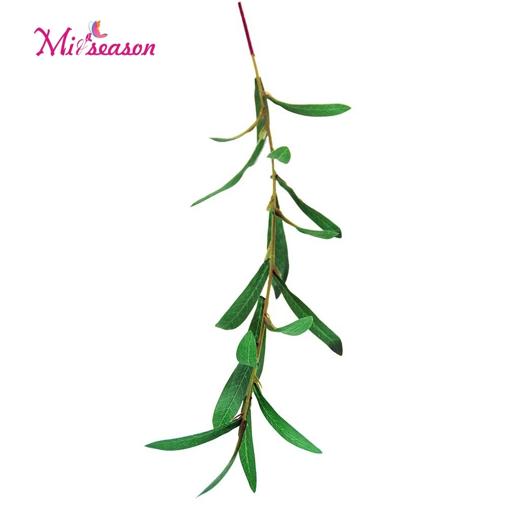 3 типа ветви оливкового дерева живой искусственный зеленый оливковый листья для