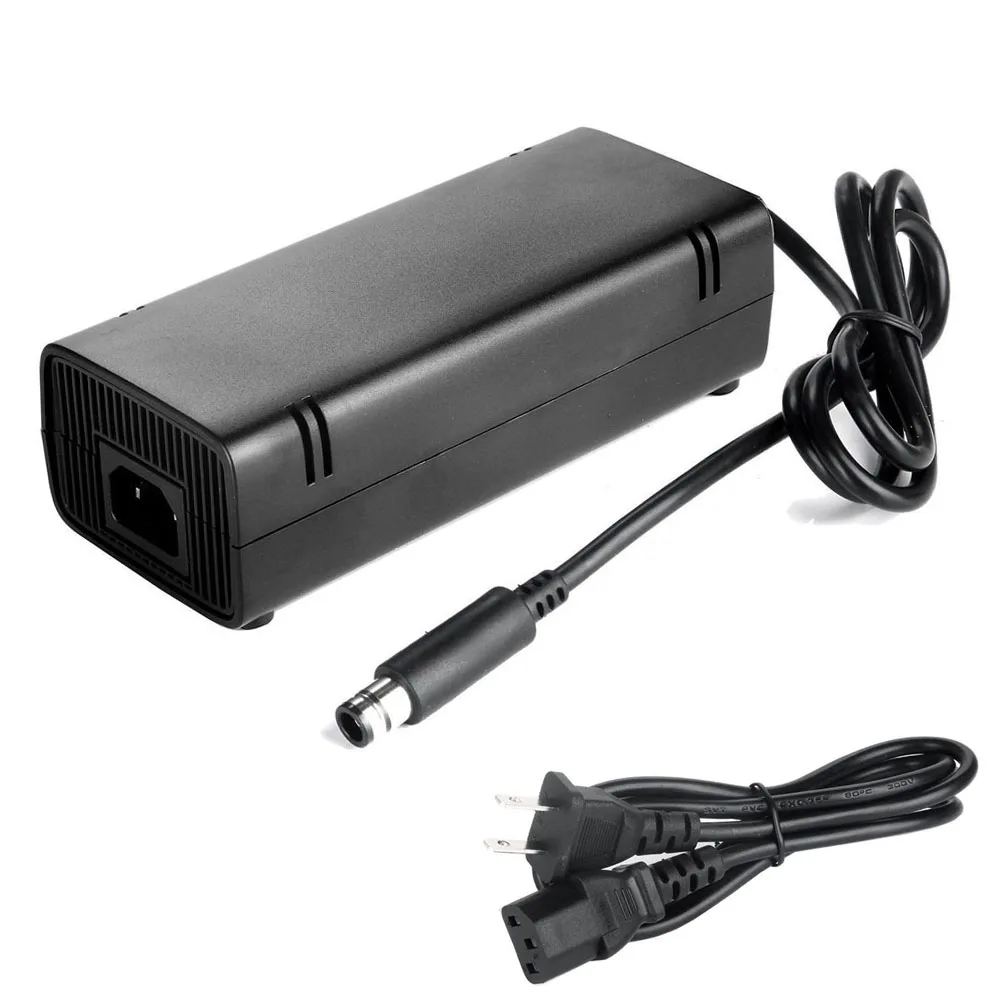 US Plug AC Adapter Charging Charger Power Supply Cord Cable for Xbox 360 Xbox360 E Brick Game Console HSJ-19 | Электроника