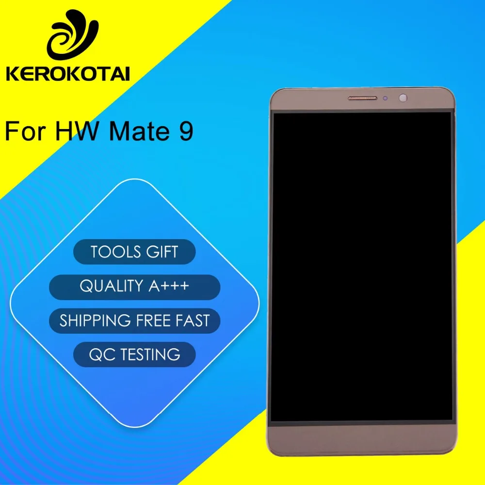 For HW Mate 9 100% Tested Good Quality LCD Display Touch Screen Digitizer Full Assembly With Frame | Мобильные телефоны и