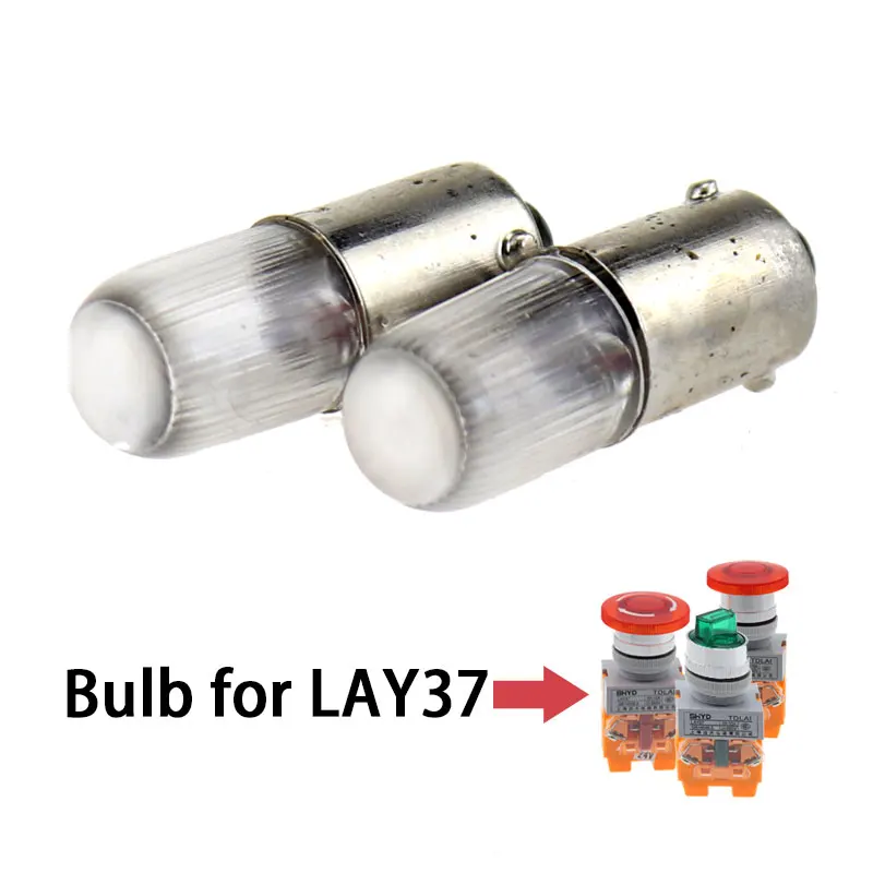 1 шт. LED для lay37 кнопочный переключатель с ligh запасной лампочкой выключателей