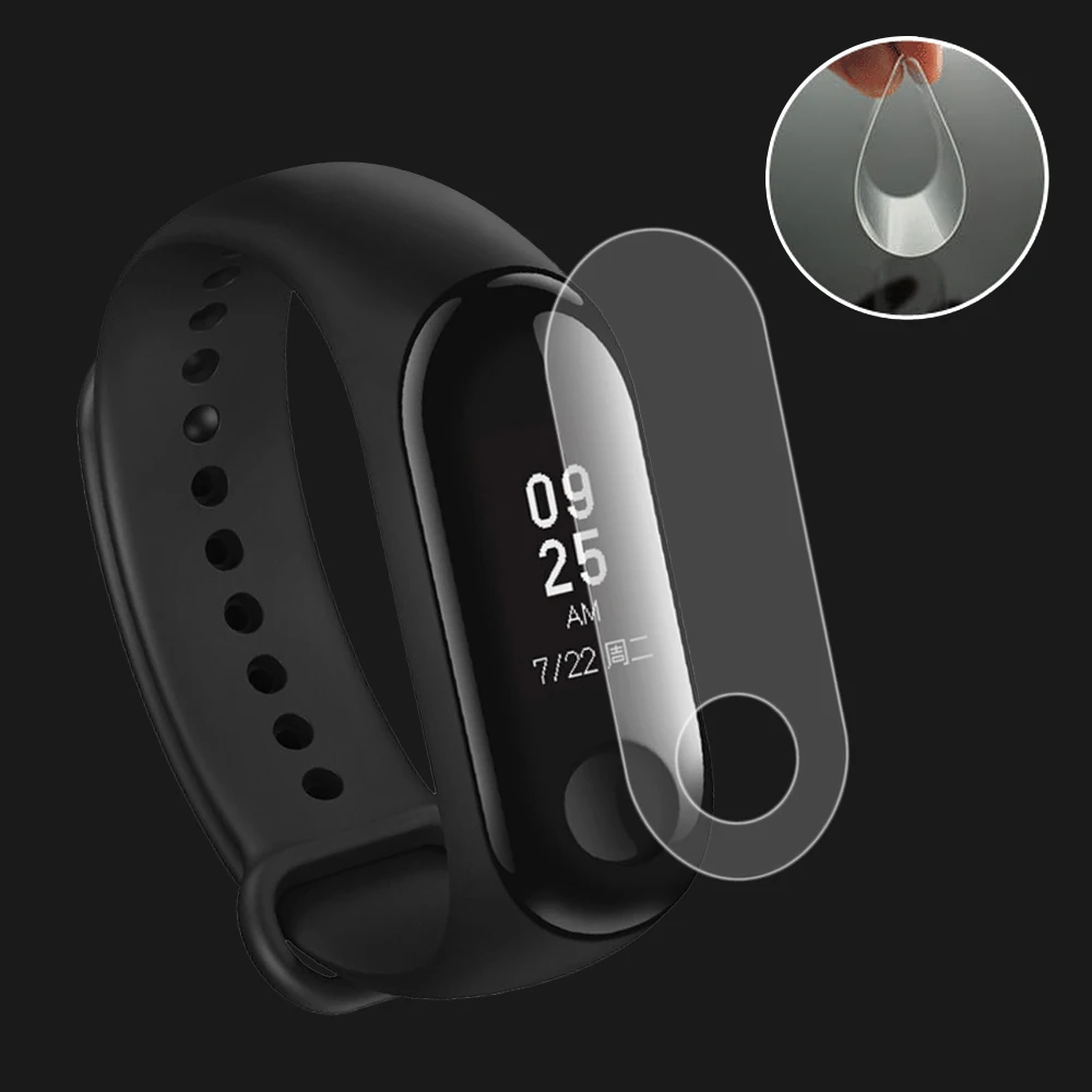 5 шт. пленка для экрана для Xiaomi mi Band 3 браслет Защитная пленка для экрана для mi band 3 умный Браслет Защита экрана для mi Band 3