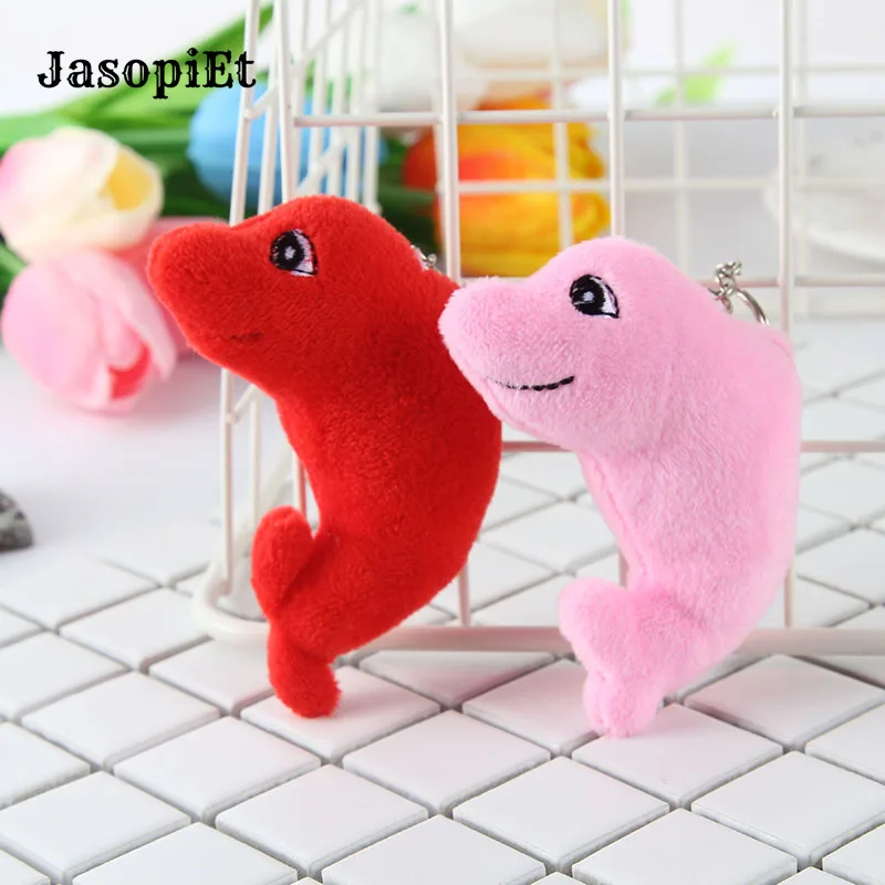 JasopiEt 1 шт милый маленький кит Плюшевая Игрушка Рыба мини плюшевая сумка подвеска
