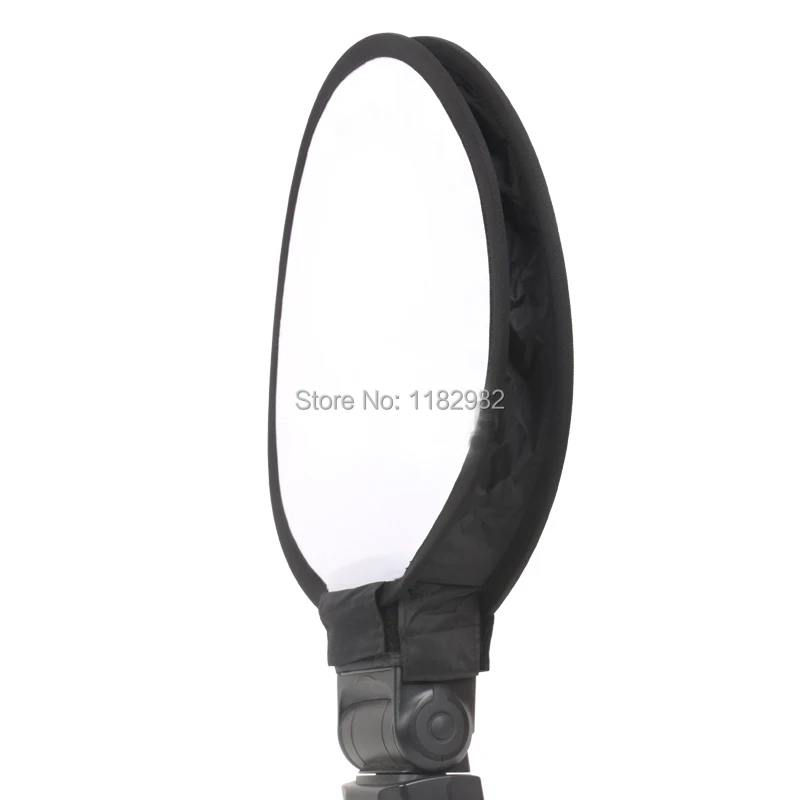 30 cm 2in 1 Portable Mini Round Studio Softbox Diffusers softbox Bag for Canon Nikon Sony Yongnuo 580 ex 430 SB600 | Электроника