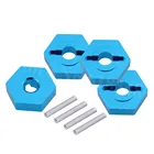 Шестигранный алюминиевый ступицы колеса от 7 мм до 12 мм, 4 шт., переходник, привод 118 поворота 110 для Wltoys, RC, обновленные детали автомобиля
