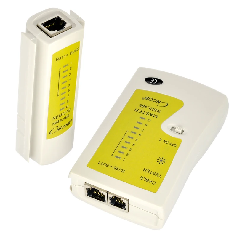 Сетевой кабель CNCOB RJ45 и RJ11 инструмент для тестирования сети Ethernet LAN Cat5E Cat6A Cat3 RJ12 |