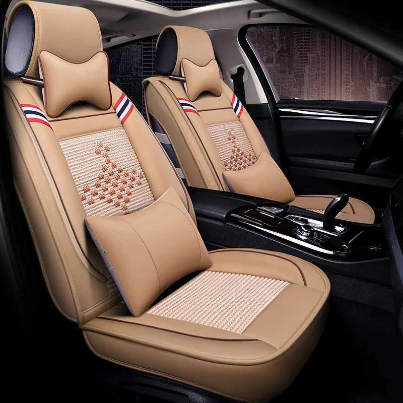 Lcrtds льда шелка чехлы для сидений автомобиля peugeot 2008 3008 2012 2017 307 sw 308 t9 5008 Partner tepee rcz |