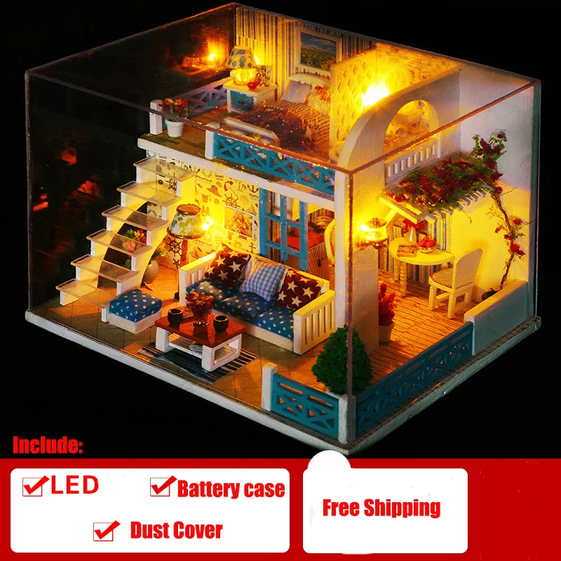 Кукольный дом мебель миниатюрный пылезащитный чехол сделай сам деревянный