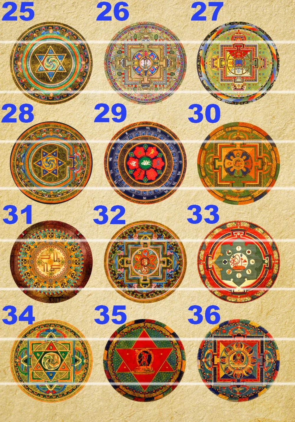 Handmade 10~25mm Colorful picture Retro Round Glass Cabochons for Necklace Decoration and Phone Chain Accessaries 60 /pcs-82 | Украшения и