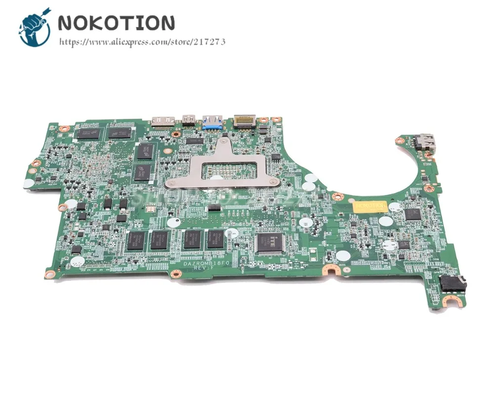 Материнская плата NOKOTION для Acer aspire материнская ноутбука GT750M 4G SR16Z основная ЦП