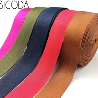 sicoda 10yards 38mm wide smooth nylon webbing tape heavy duty 1 0mm thick nylon herringbone tape handbag with luggage and belt